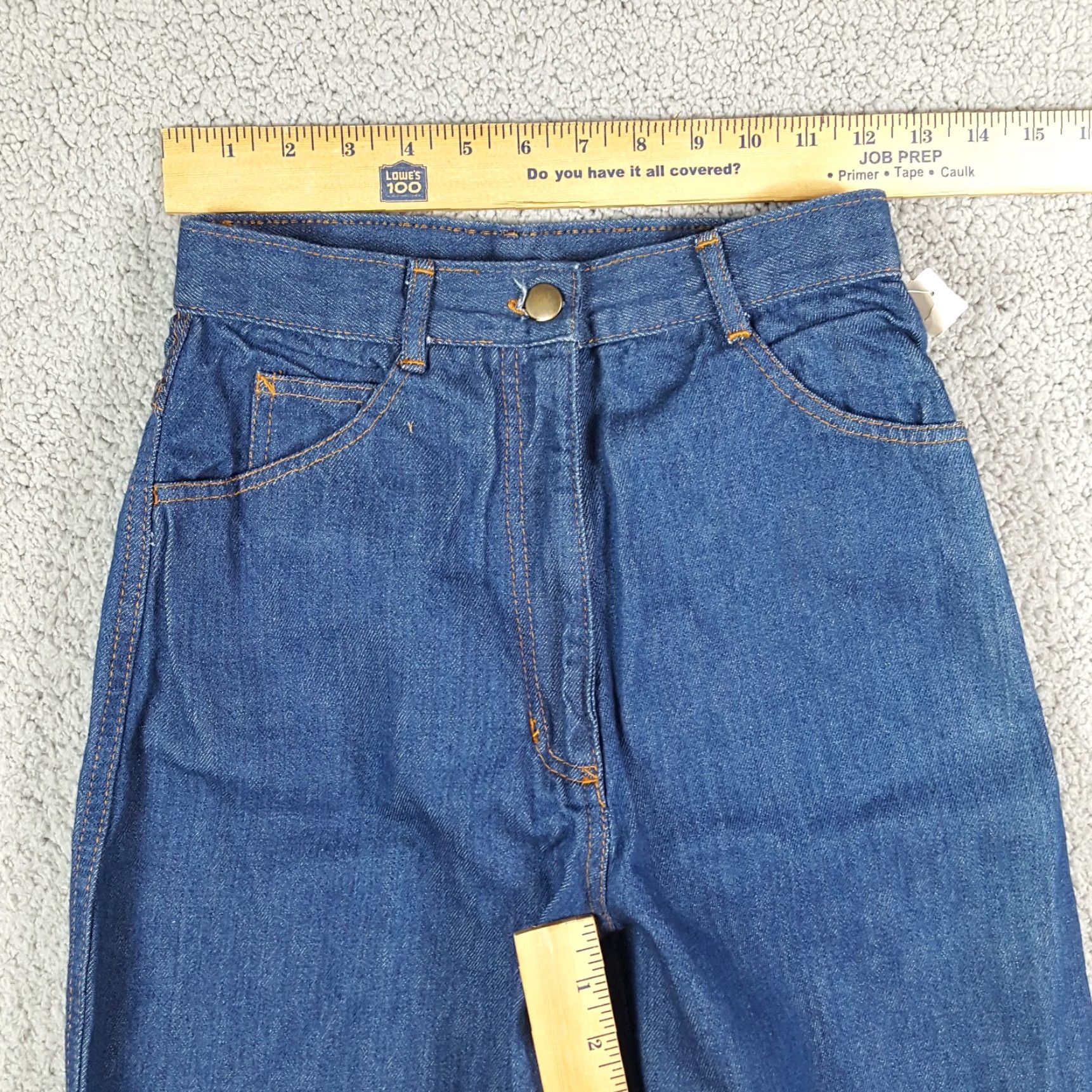 Vintage VINTAGE Sanroy 80s High Waist Tapered Leg Relaxed Jeans Women's Size 10 Blue Denim Boho Retro Size 32" / US 10 / IT 46 - 3 Thumbnail