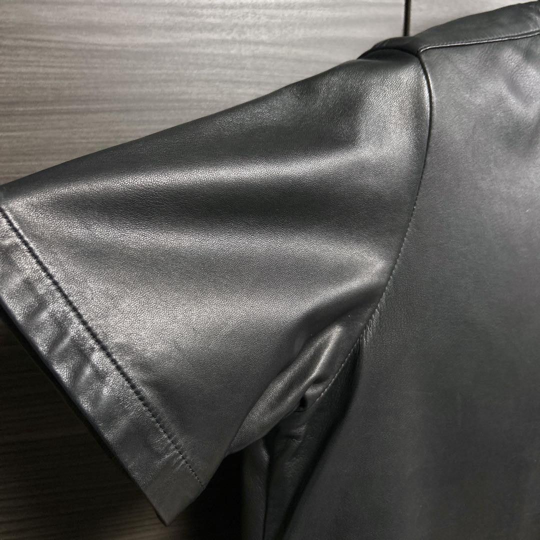 Yohji Yamamoto yohji yamamoto pour homme short sleeve shirt sheep leather Size US L / EU 52-54 / 3 - 7 Thumbnail