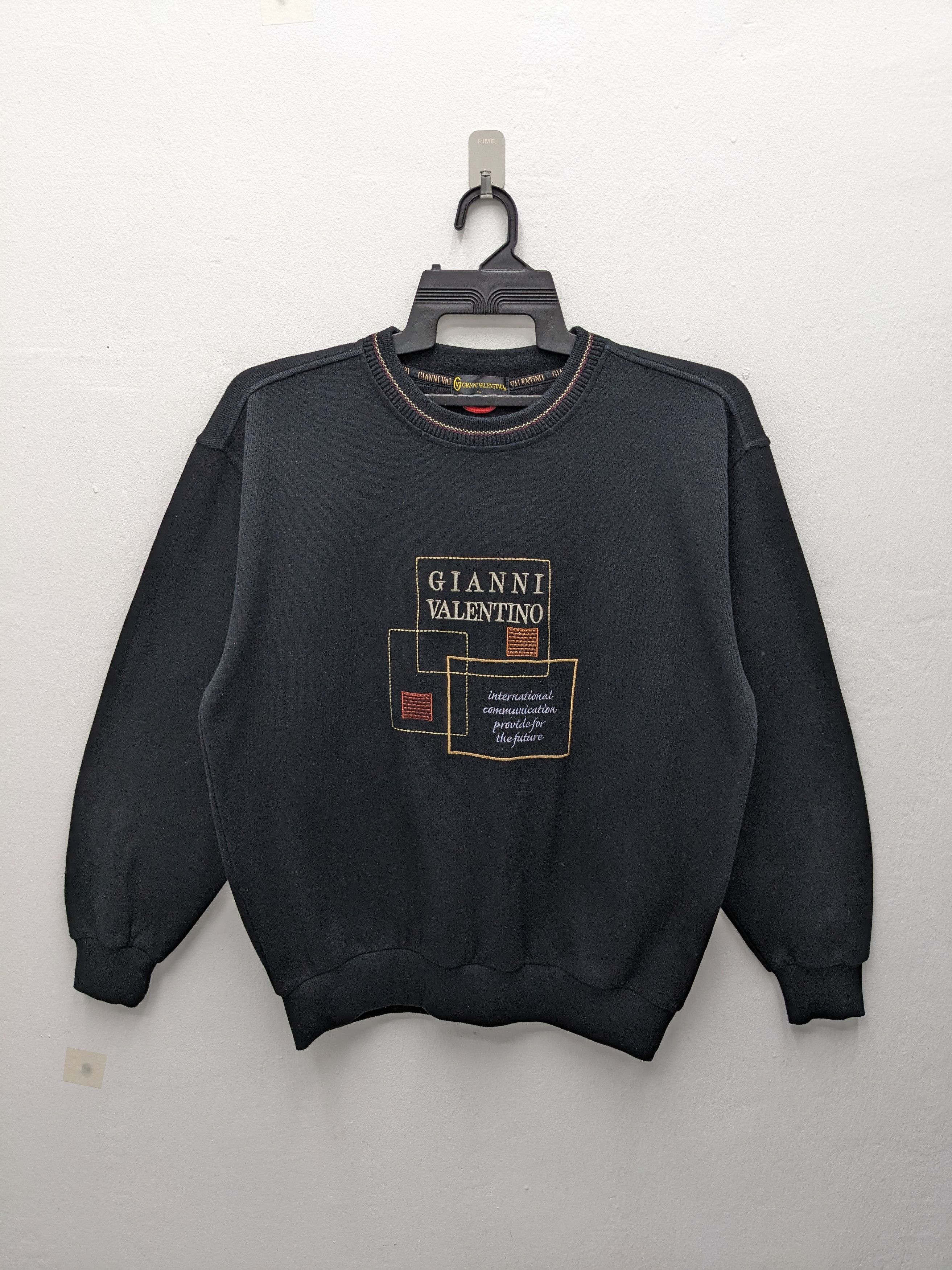 Gianni Valentino × Valentino GIANNI VALENTINO ITALIAN DESIGNER SWEATSHIRT Size US L / EU 52-54 / 3 - 2 Thumbnail