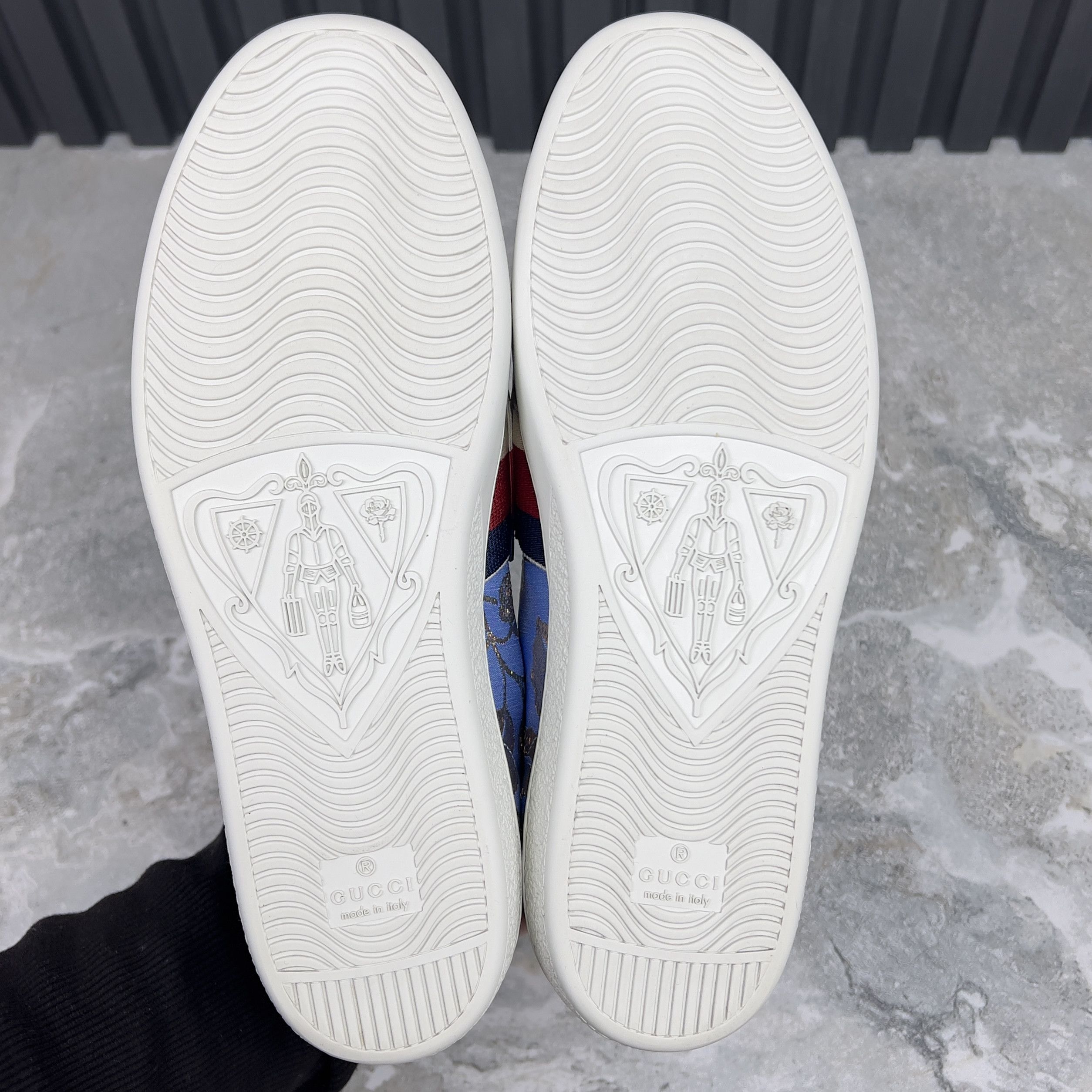 Gucci GUCCI Ace Sneakers Crystal Sylvie Lace Size US 7.5 / IT 37.5 - 11 Thumbnail