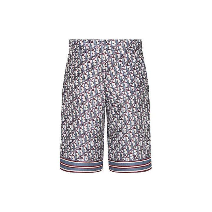 Dior Dior Colorful Patterned Casual Silk Shorts 0079-2507 Size US 44 / EU 60 - 2 Thumbnail