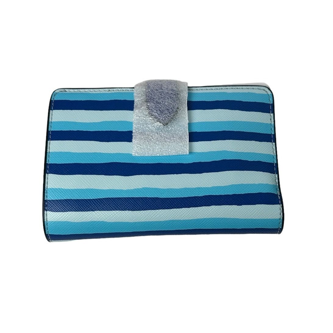 Kate Spade Kate Spade Schuyler Wave Stripe Medium Compact Bifold Wallet Size ONE SIZE - 5 Thumbnail