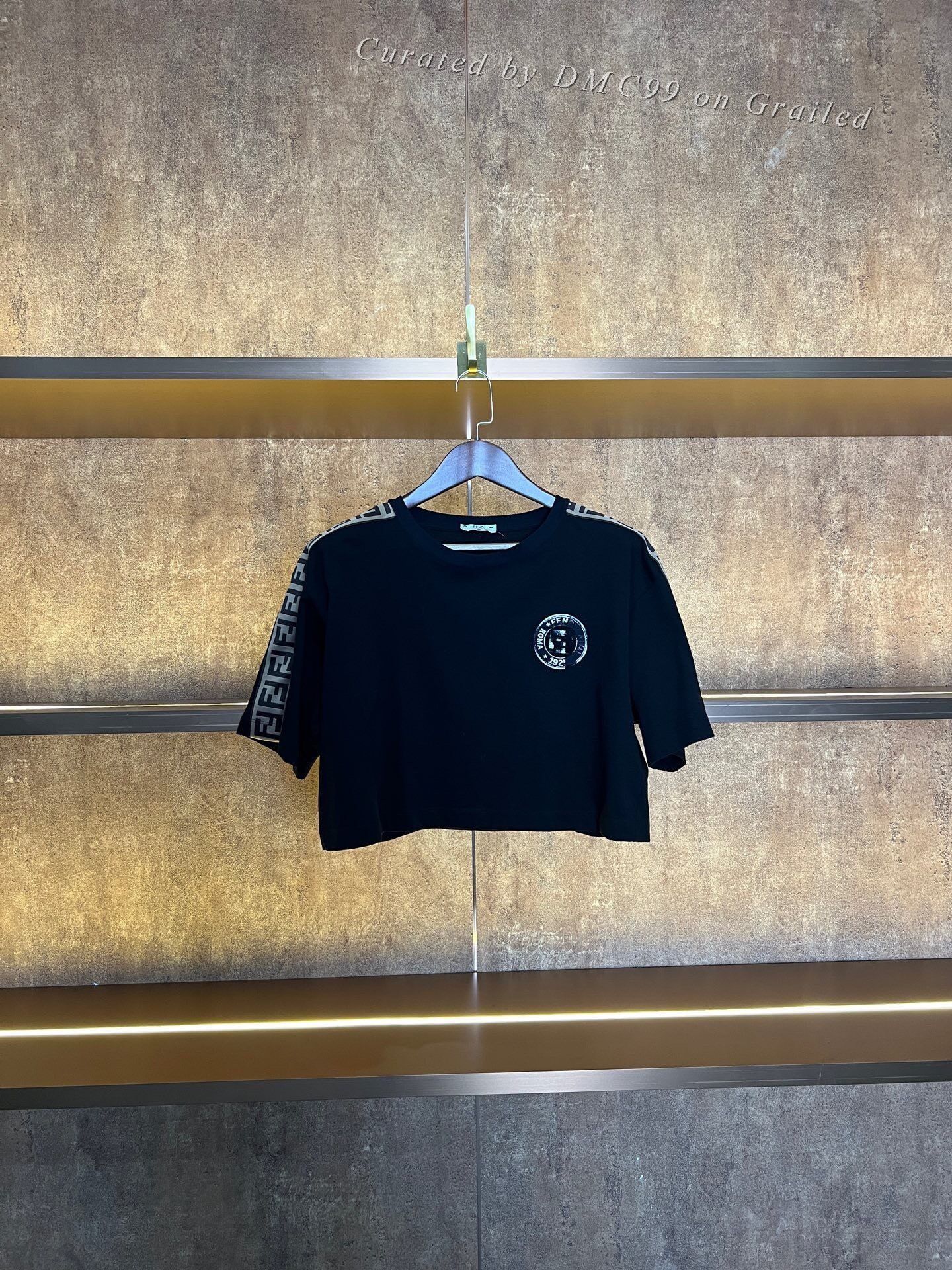 Fendi Fendi Logo String Short-Sleeve Size L / US 10 / IT 46 - 1 Thumbnail