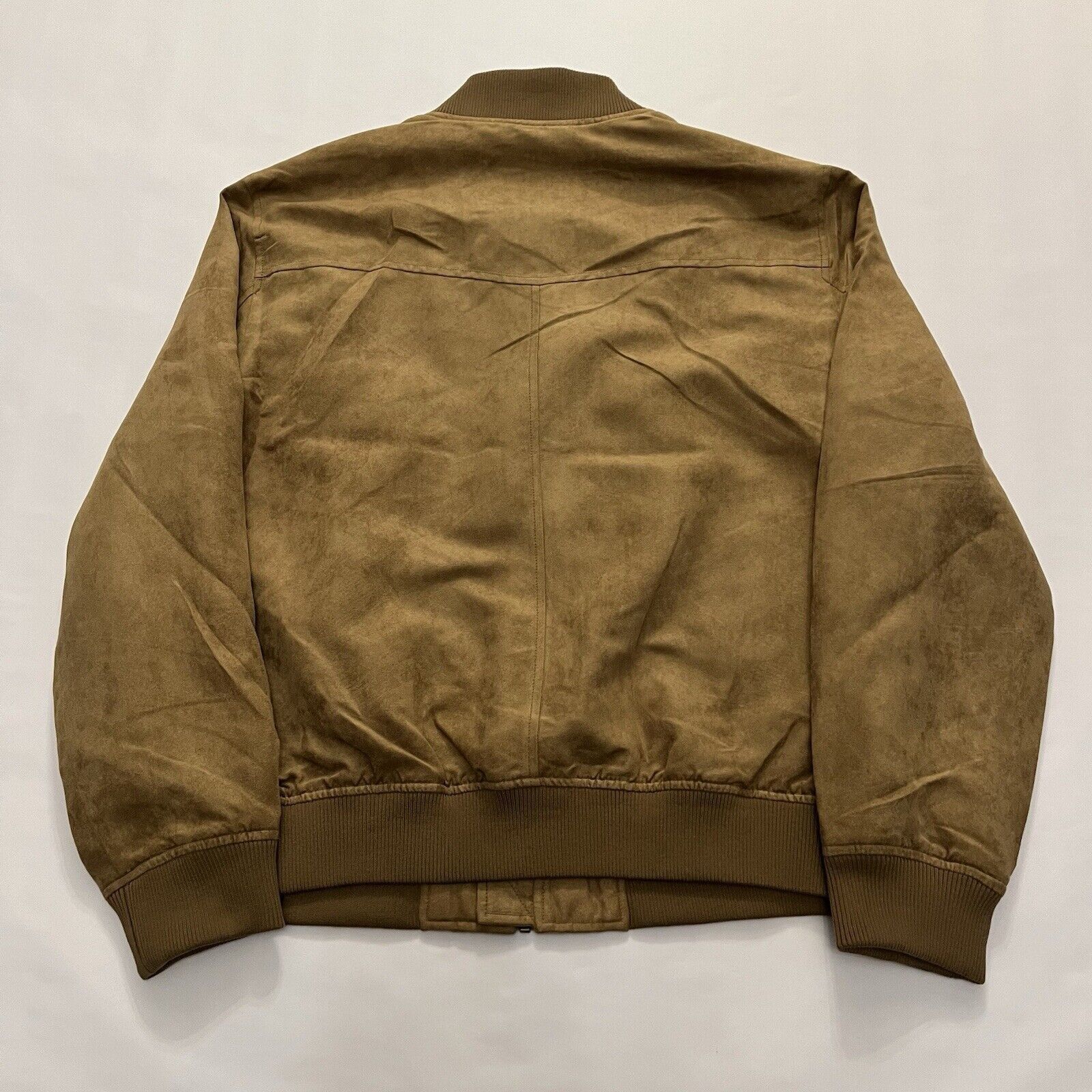 Banana Republic NWT Banana Republic - Men - VEGAN SUEDE BOMBER Large Brown Size US L / EU 52-54 / 3 - 4 Thumbnail
