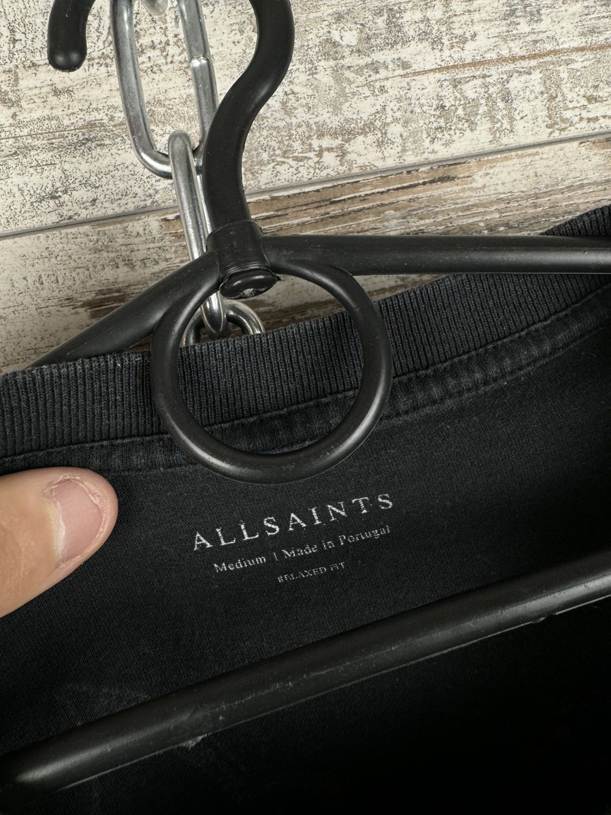 Allsaints Mens Vintage AllSaints Gatekeeper ss crew T-Shirt tee art Size US M / EU 48-50 / 2 - 7 Thumbnail