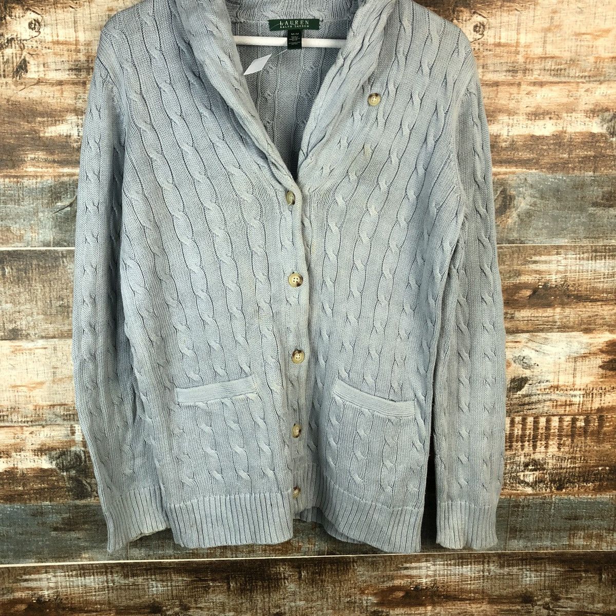 Ralph Lauren Ralph Lauren Light Blue Cardigan Knitwear #A1351 Size US M / EU 48-50 / 2 - 3 Thumbnail