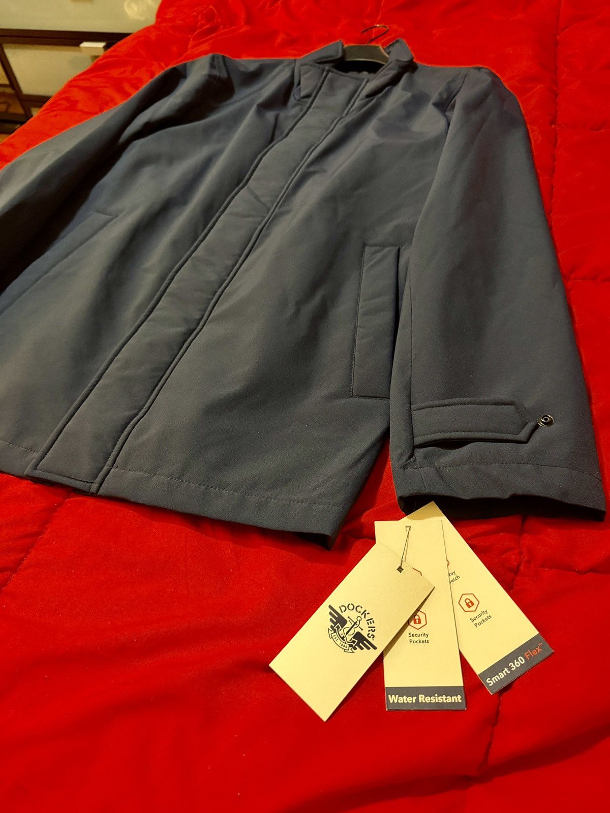 Dockers Dockers Navy Mens Raincoat Jacket size S Size US S / EU 44-46 / 1 - 4 Thumbnail