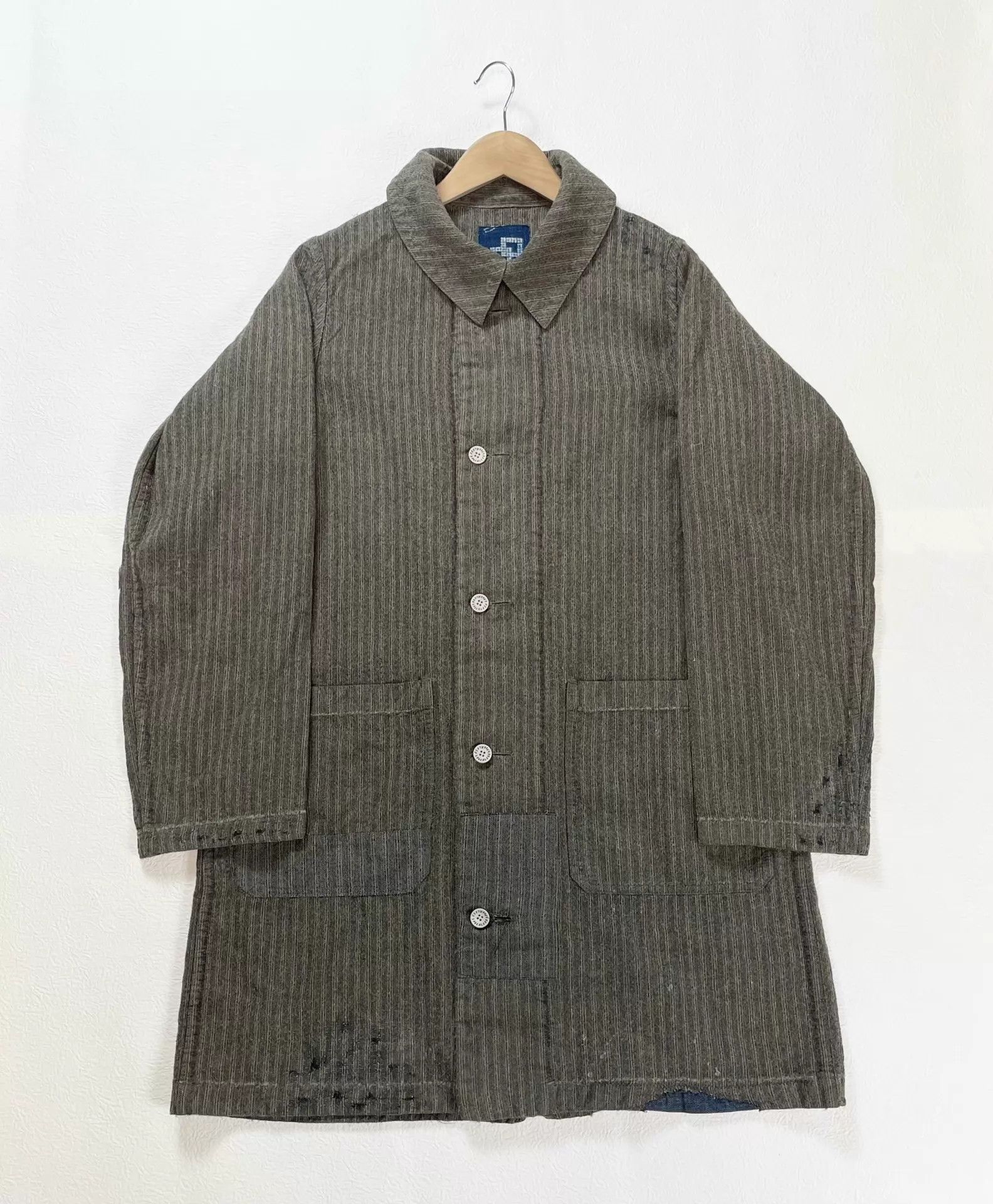 Visvim VISVIM ICT GREASE MONKEY Wool-Silk-Mohair Coat 98New Size US S / EU 44-46 / 1 - 1 Thumbnail