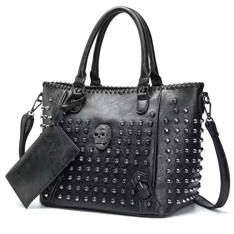 Other Y2K Punk Skull Rivet Leather Crossbody Bag Size ONE SIZE - 1 Thumbnail