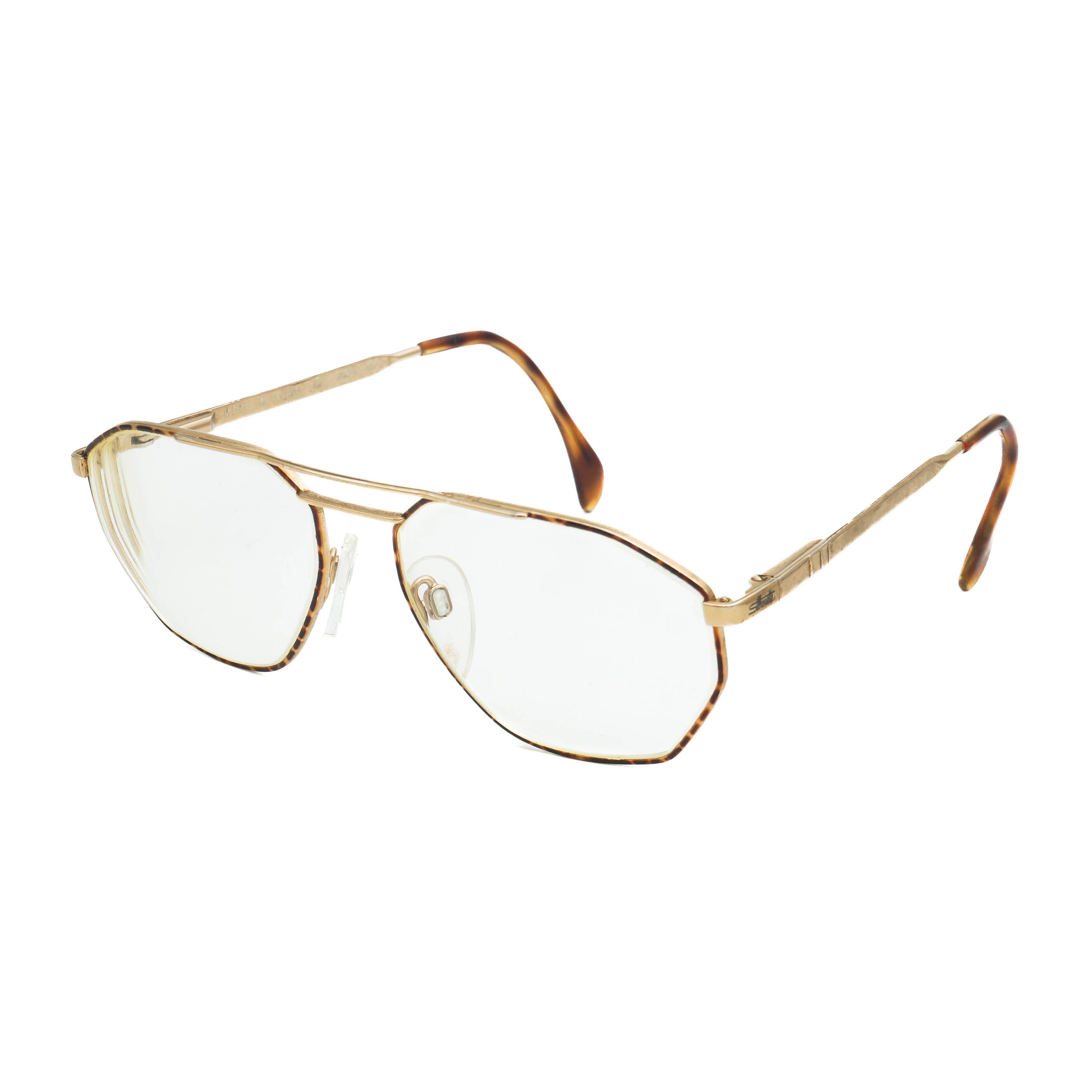 Silhouette Silhouette M7178 Gold Metal Frame Glasses 80s Austria Size ONE SIZE - 1 Thumbnail