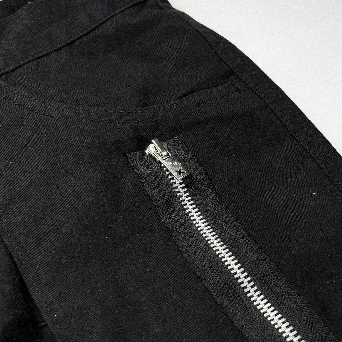 Tripp NYC Tripp NYC Bondage Zip Denim Pants Black Vintage Size US 30 / EU 46 - 4 Thumbnail