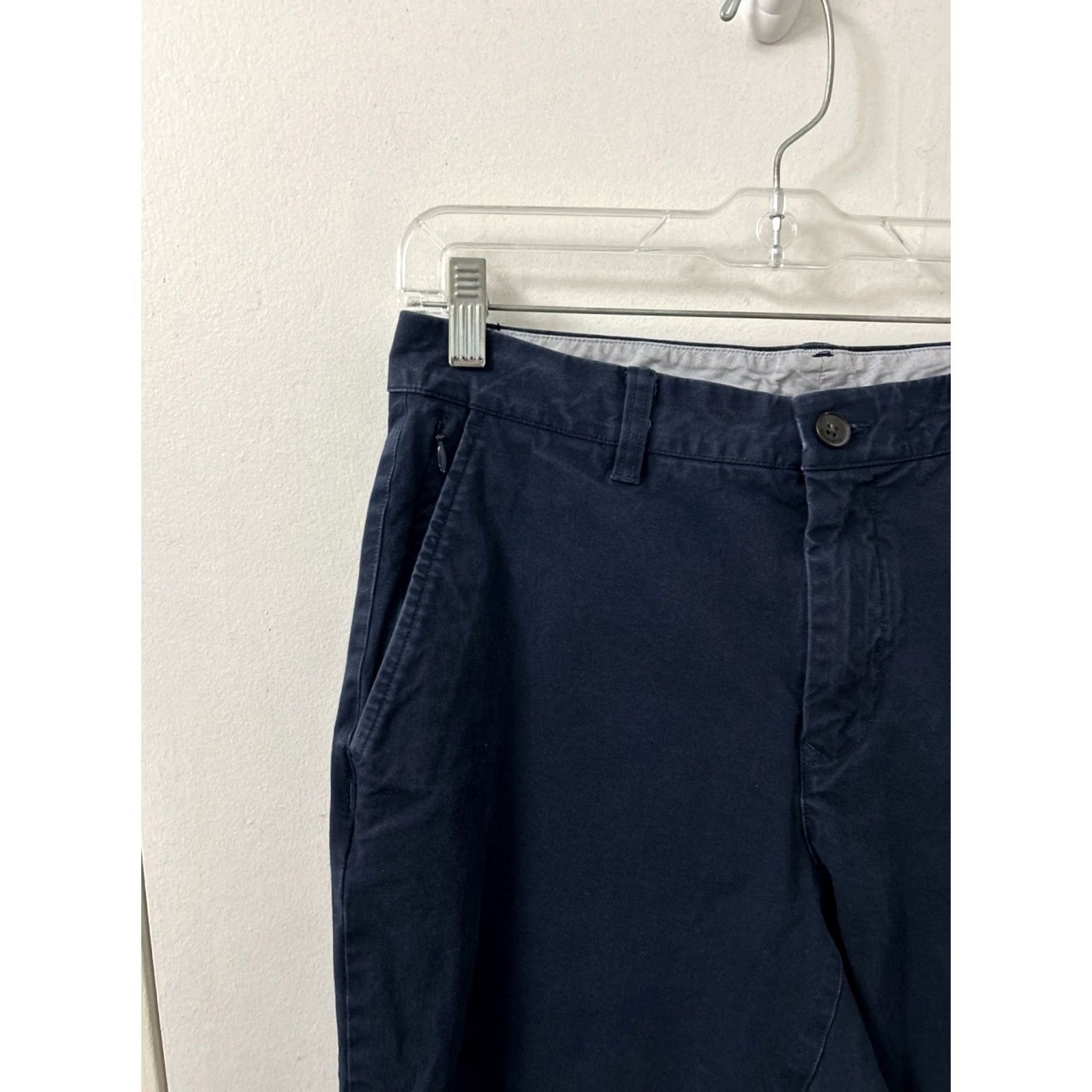 Bonobos Bonobos Pants Mens 31x28 Navy Blue Athletic Fit Stretch Cotton Chino Trousers Size US 31 - 4 Thumbnail