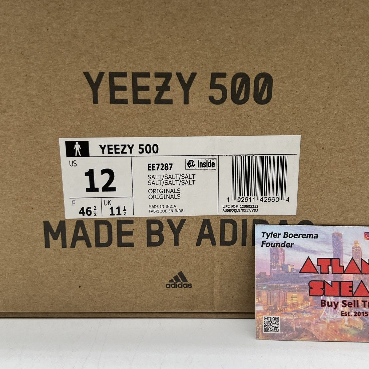Adidas Yeezy 500 salt Size US 12 / EU 45 - 6 Thumbnail