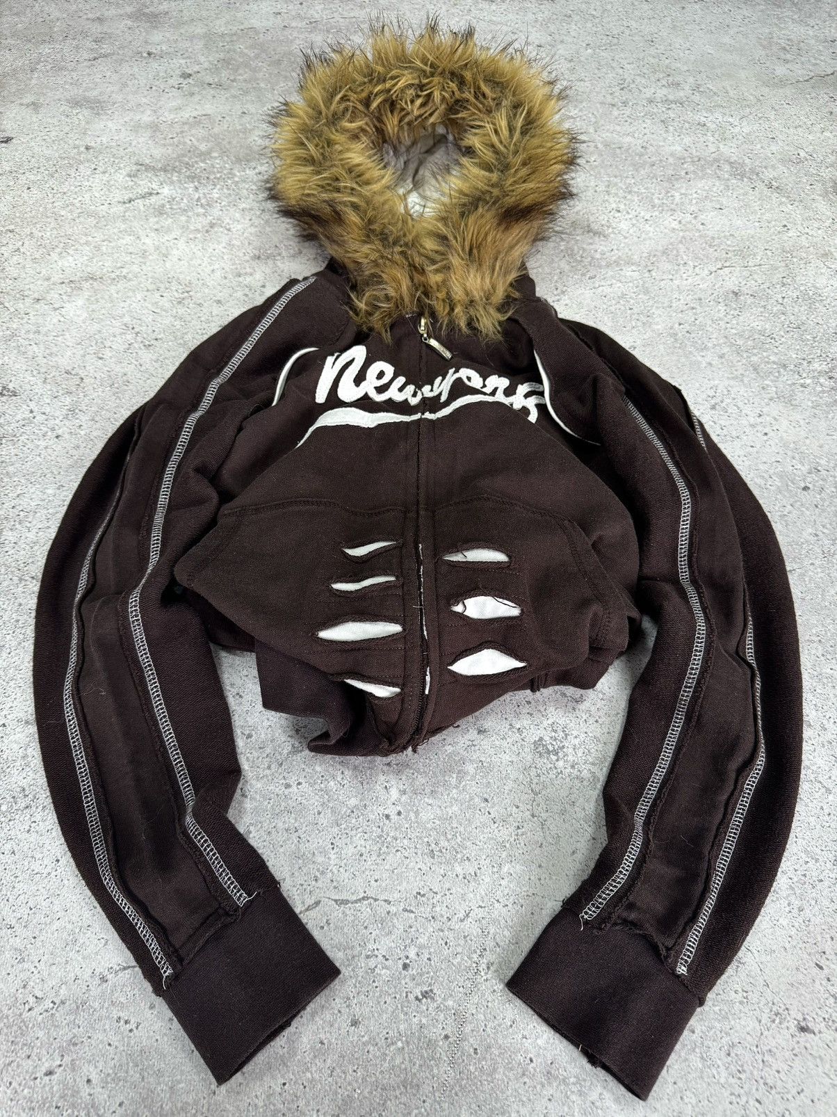 Hysteric Glamour Vintage Fur Hood LGB Number Nine Style Y2K Hoodie Size US S / EU 44-46 / 1 - 2 Thumbnail