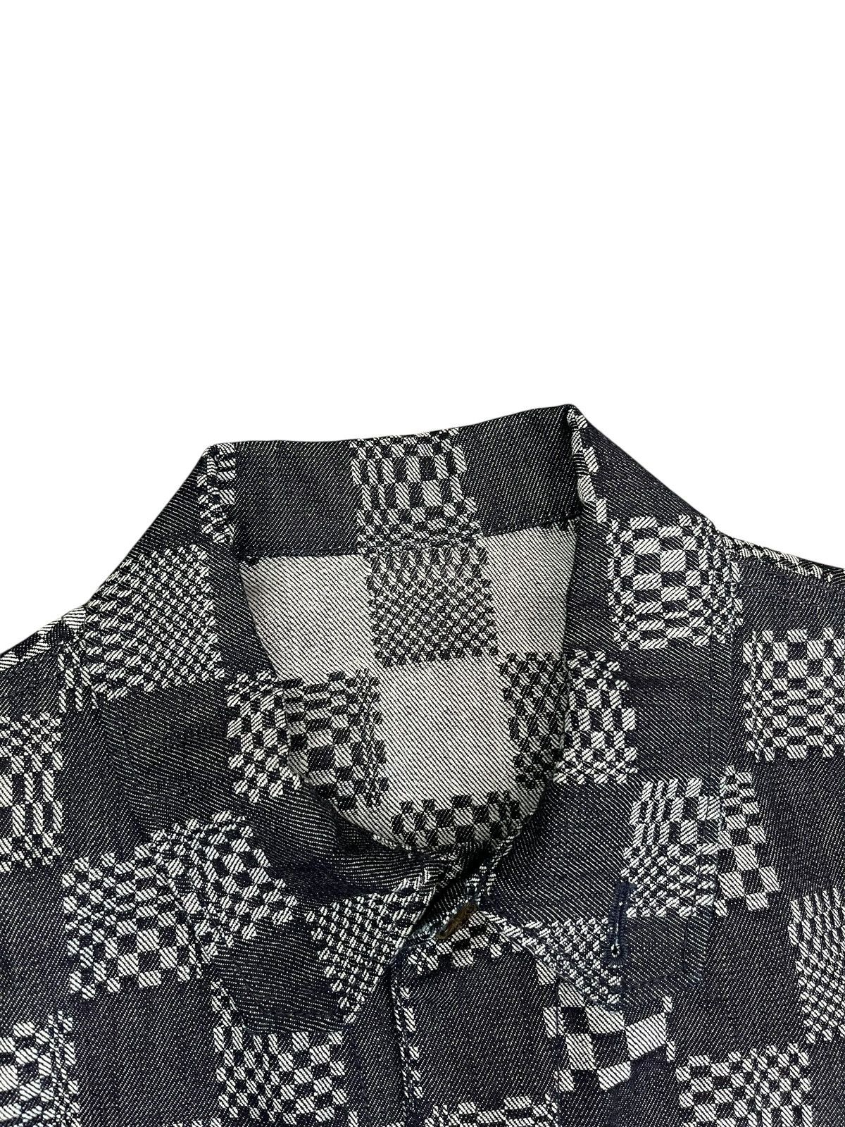 Louis Vuitton Louis Vuitton Damien Distorted Denim Jacket Size US M / EU 48-50 / 2 - 3 Thumbnail