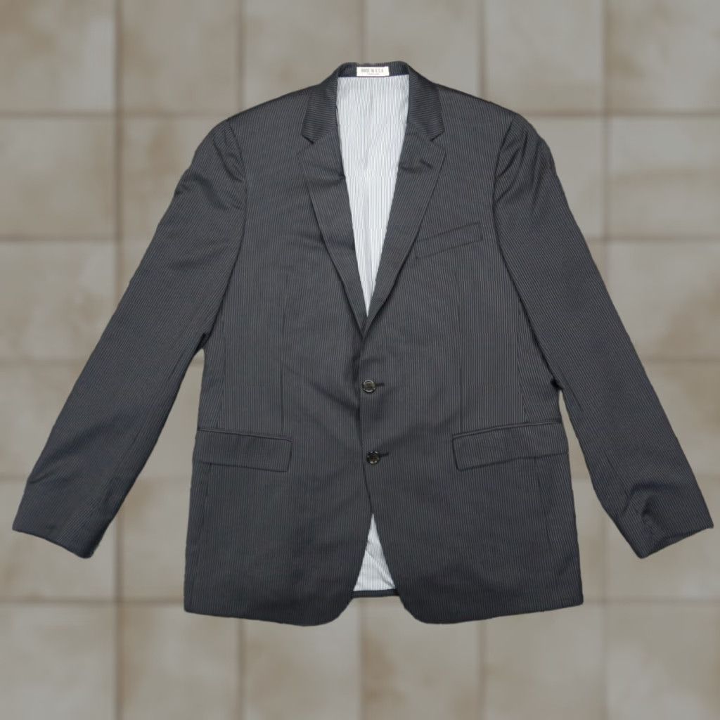Todd Snyder Todd Snyder Blazer 40R Gray Mayfair Fit Wool Pinstripe Mens Size 40R - 1 Thumbnail