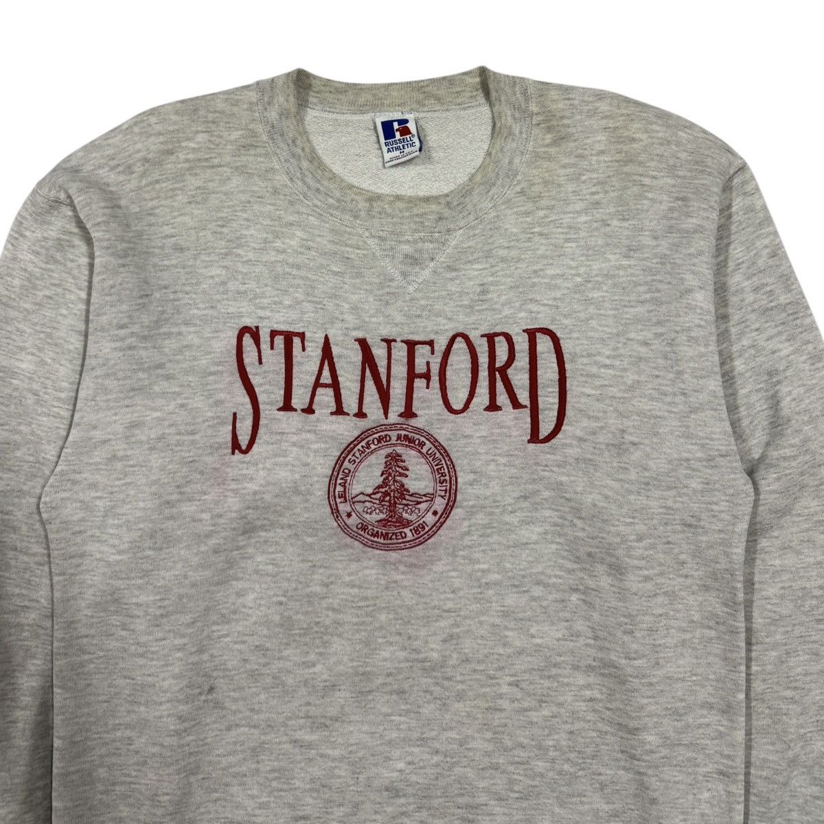 Russell Athletic × Vintage Vtg🔥90’s Stanford Junior University Pullover Sweatshirt Size US M / EU 48-50 / 2 - 3 Thumbnail