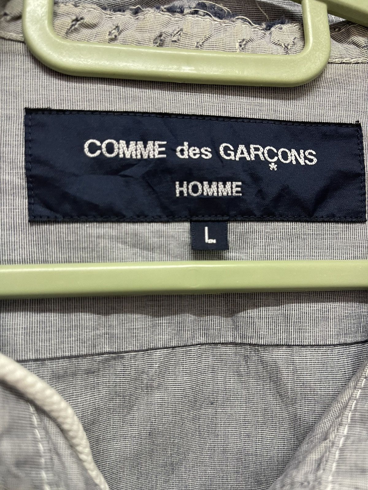 Comme des Garcons Homme × Vintage AD2010 COMME des GARCONS HOMME Hoodies Light Jacket Size US L / EU 52-54 / 3 - 4 Thumbnail