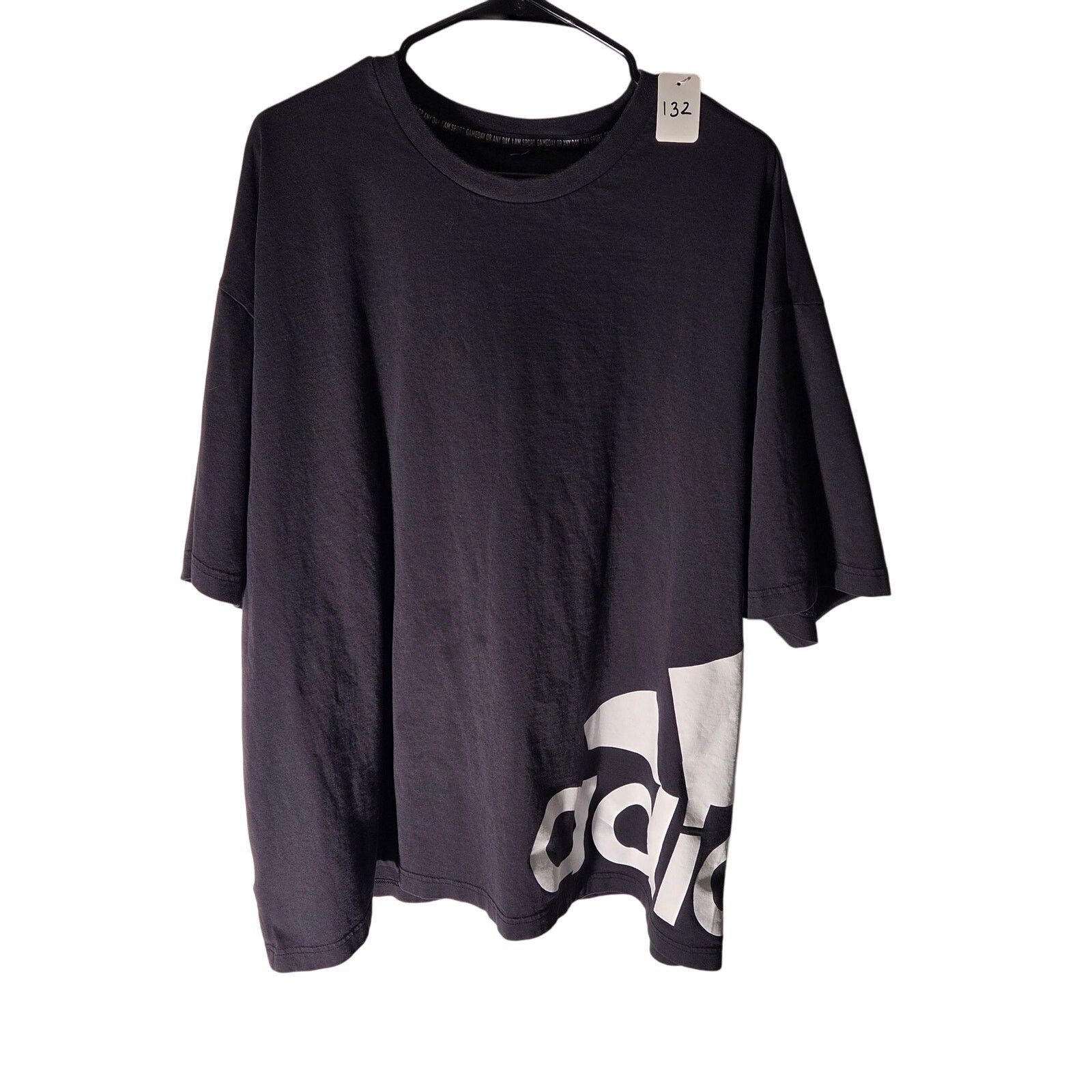 Adidas Adidas Black and White Logo T-Shirt - Size Extra Large Size US XXL / EU 58 / 5 - 7 Thumbnail
