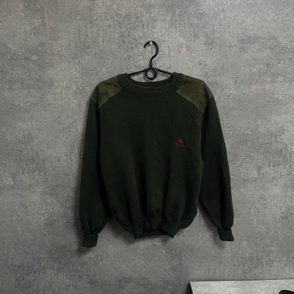 Burberry Vintage 90s Burberry’s Wool Sweater Knit Size US L / EU 52-54 / 3 - 1 Thumbnail