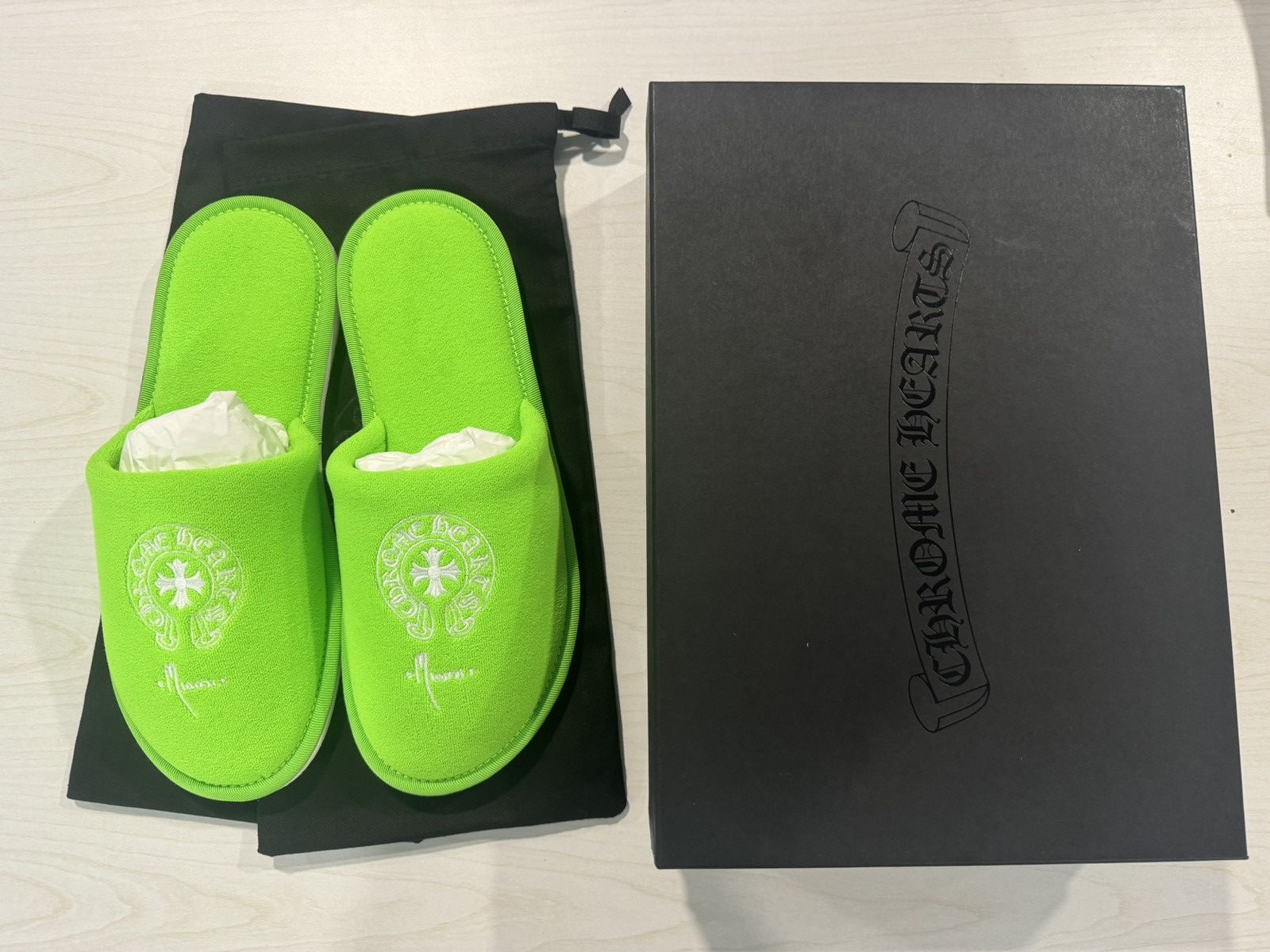 Chrome Hearts Chrome Hearts Saint Barth edition hotel slippers 