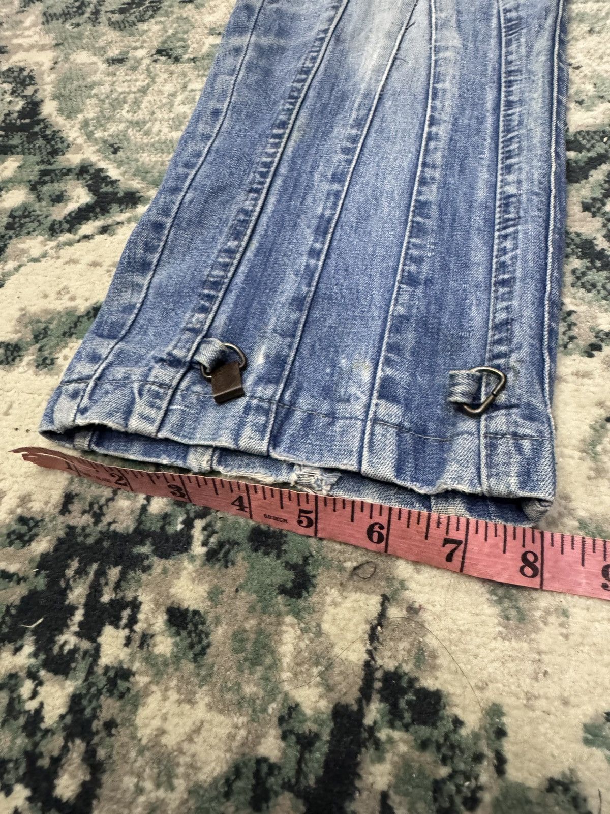 CLOSED 1980s MARITHE FRANCOIS GIRBAUD X CLOSED TUPAC SHAKUR JEANS Size US 35 - 19 Thumbnail