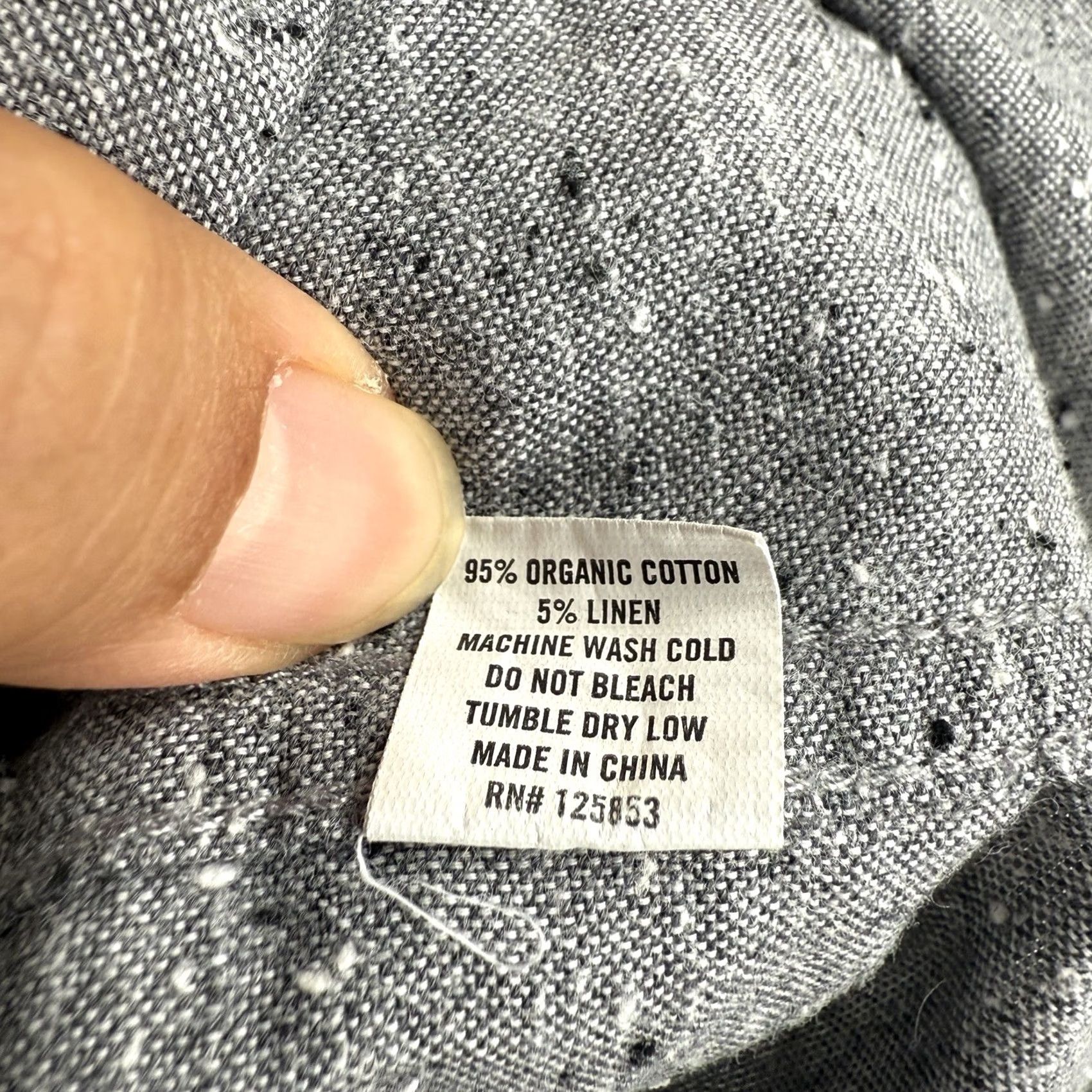 Taylor Stitch Taylor Stitch Shirt Mens 42 Button-Up Gray Long Sleeve Cotton Linen Organic Classic Casual Travel Size US XL / EU 56 / 4 - 4 Thumbnail