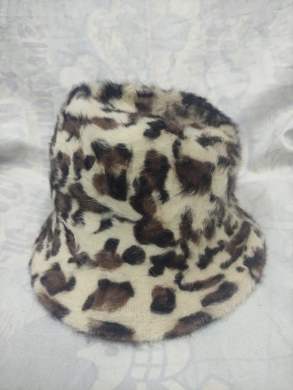 Japanese Brand VINTAGE LEOPARD FUR BUCKET HAT Size ONE SIZE - 5 Thumbnail