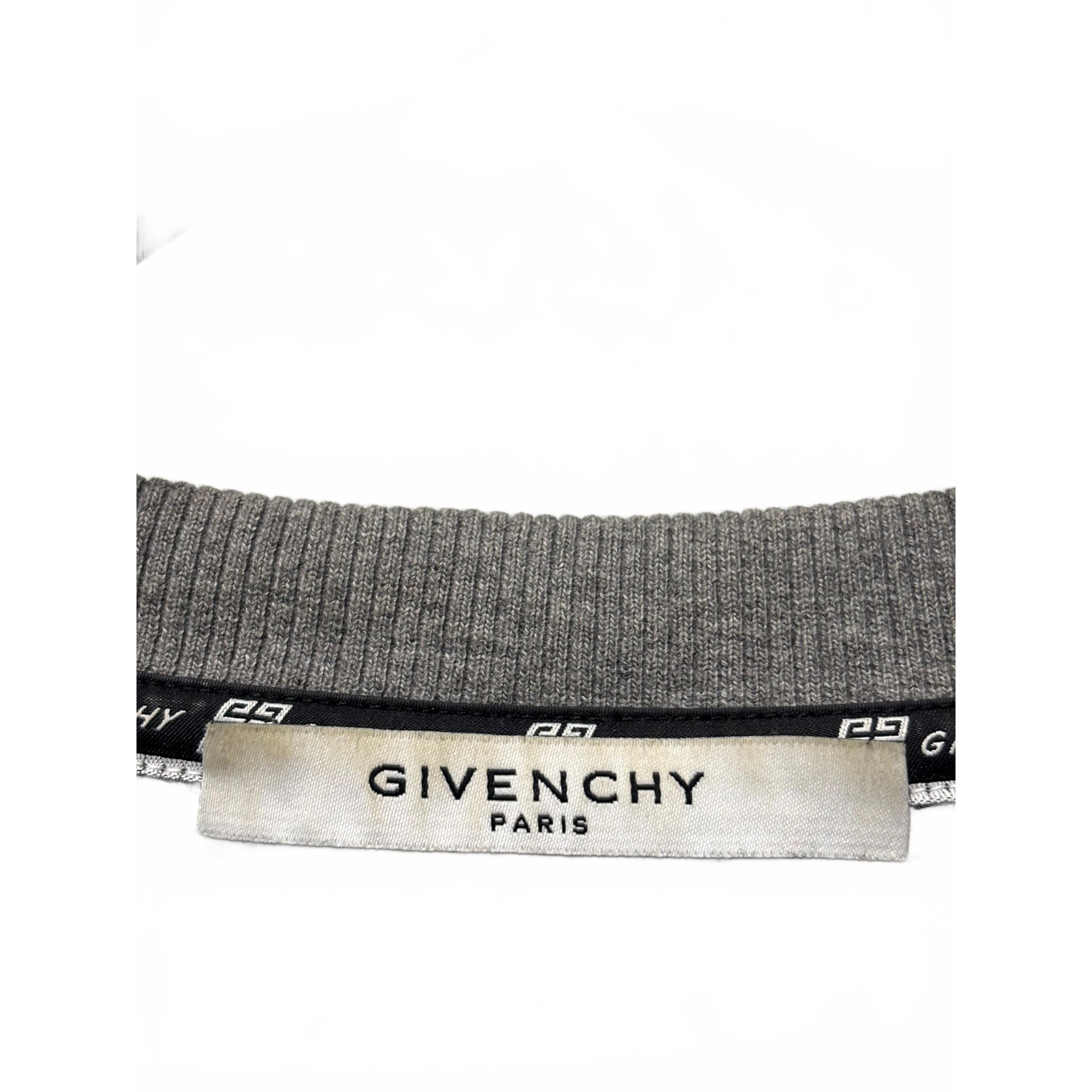 Givenchy Givenchy Stamp Logo Crewneck Grey Size US M / EU 48-50 / 2 - 3 Thumbnail
