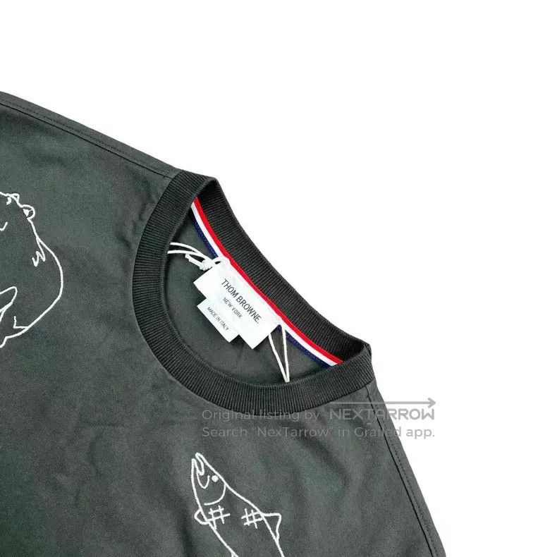 Thom Browne Thom Browne Baburin embroidery short sleeves Size US S / EU 44-46 / 1 - 3 Thumbnail