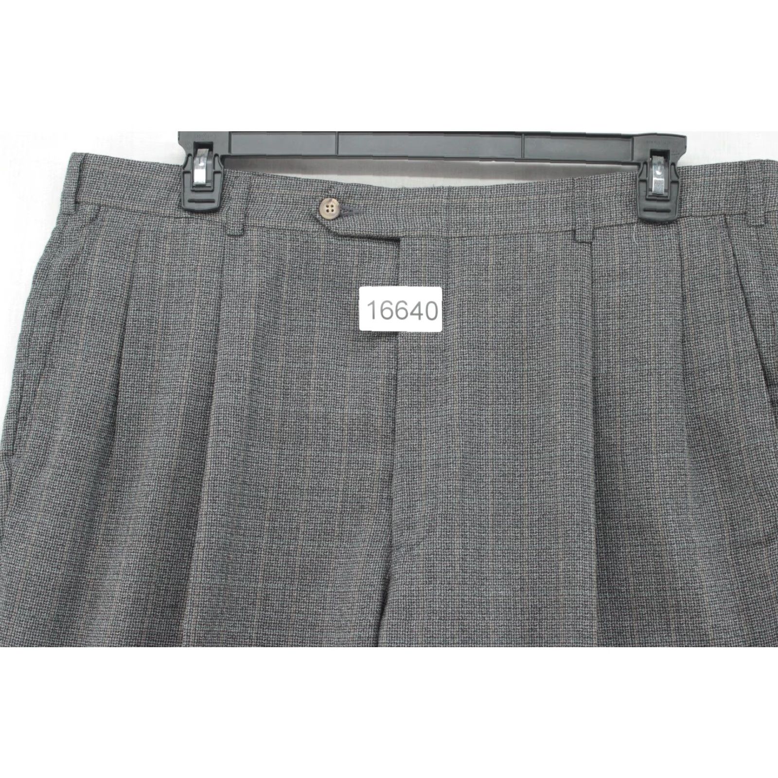 Hart Schaffner Marx VINTAGE Hart Schaffner & Marx Jack Nicklaus Tournament Slacks Pants 40x29 Gray Tweed Mens Size US 40 / EU 56 - 8 Thumbnail