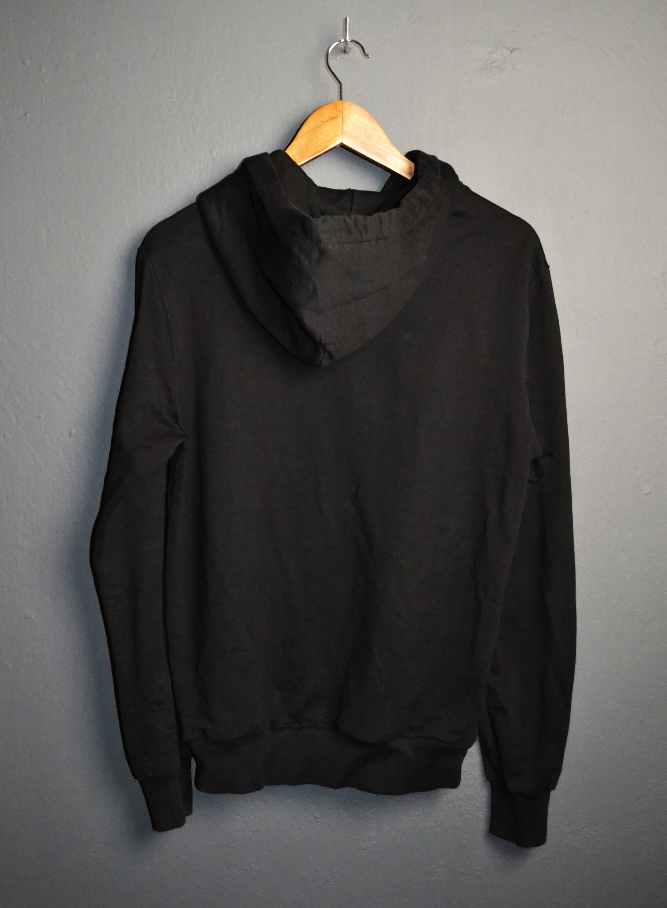 Dolce & Gabbana Dolce & Gabbana Black Cotton Hoodie DG Metal Plate Logo 48 M Size US M / EU 48-50 / 2 - 10 Thumbnail