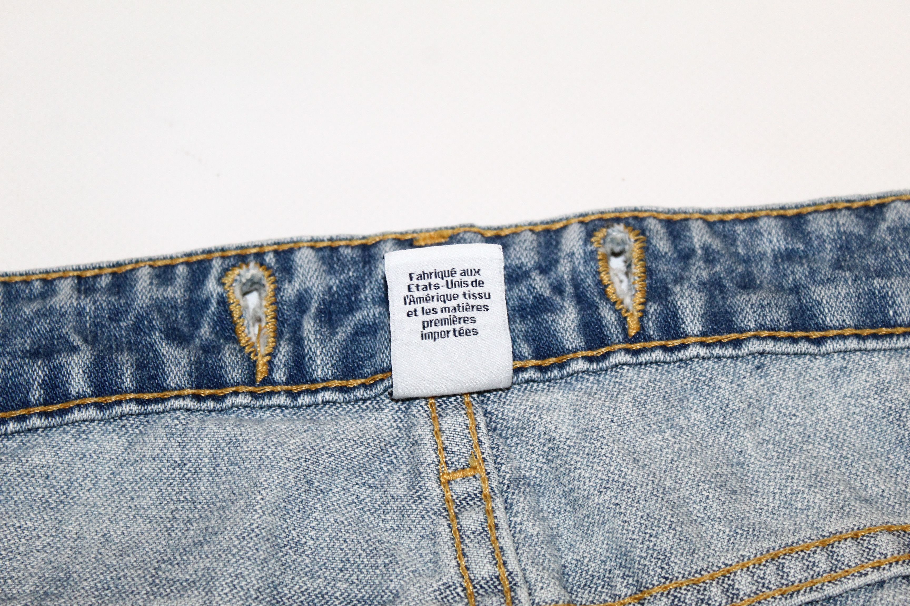 True Religion True Religion Distressed Faded Blue Denim Tapered Overall Size US 30 / EU 46 - 15 Thumbnail