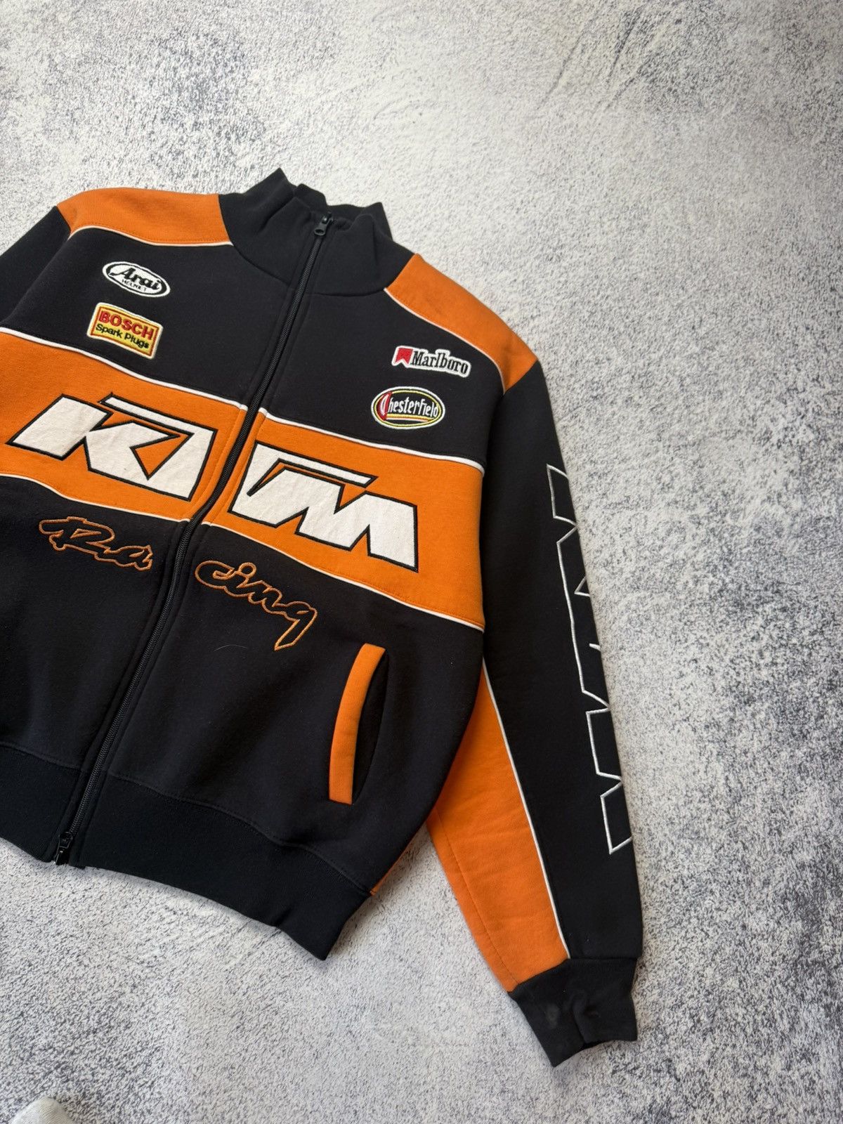 Vintage Vintage KTM Racing Hoodie Jacket Marlboro Size US L / EU 52-54 / 3 - 5 Thumbnail
