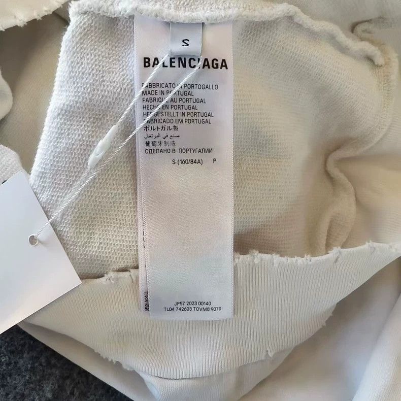 Balenciaga Balenciaga Solid color letter embroidery casual hooded swe Size US S / EU 44-46 / 1 - 4 Thumbnail