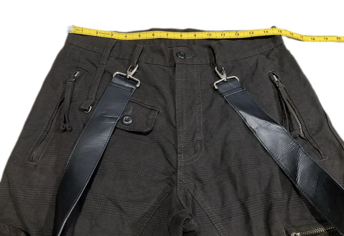 PPFM 🔥Y2K PPFM Bondage Cargo Trouser Pants Leather Suspender Size US 30 / EU 46 - 13 Thumbnail