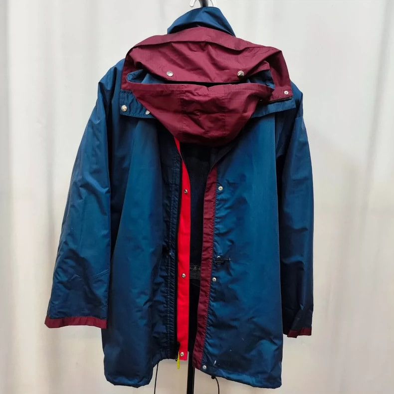 Balenciaga Balenciaga size 38 Denim Windbreaker Long Jacket 2502-Nexta Size US M / EU 48-50 / 2 - 2 Thumbnail