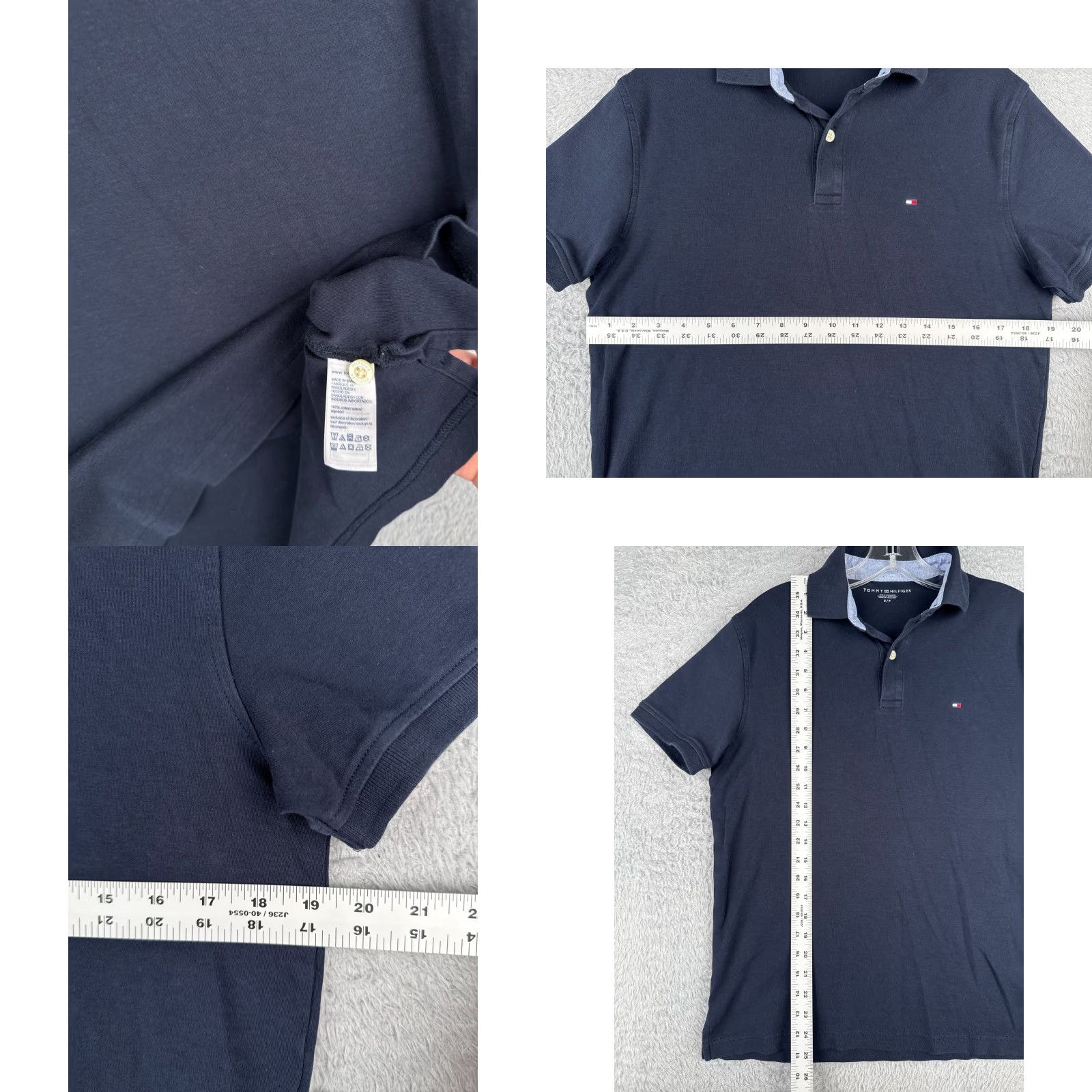 Tommy Hilfiger Tommy Hilfiger Polo Shirt Men Small Blue Slim Fit Casual 90s Size US S / EU 44-46 / 1 - 8 Thumbnail