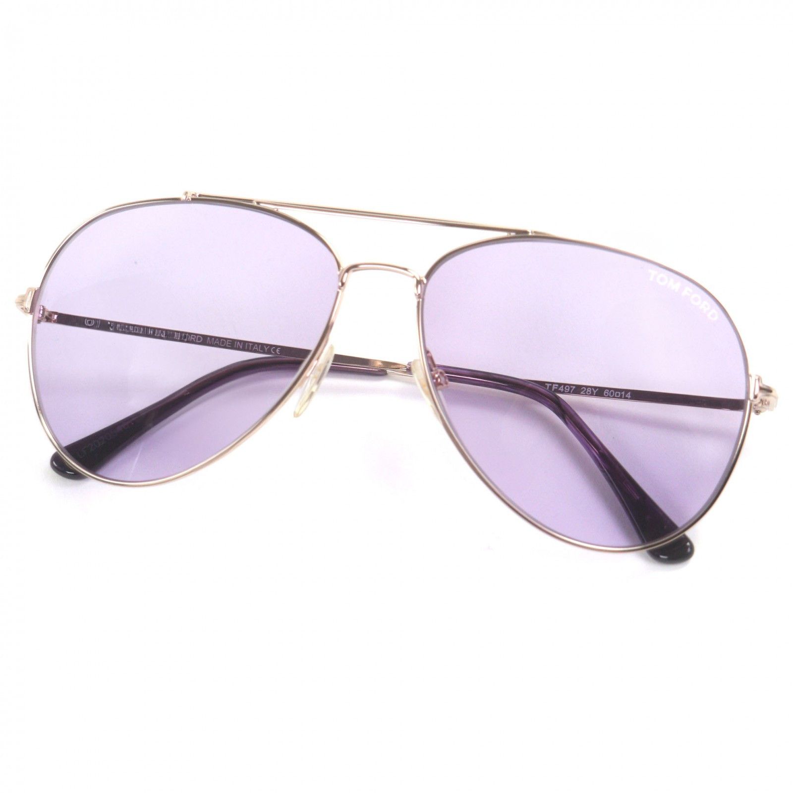 Tom Ford TOM FORD Two Bridges Teardrop Sunglasses Plastic / Synthetic Sunglasses TF497 DUTY FREE for USA