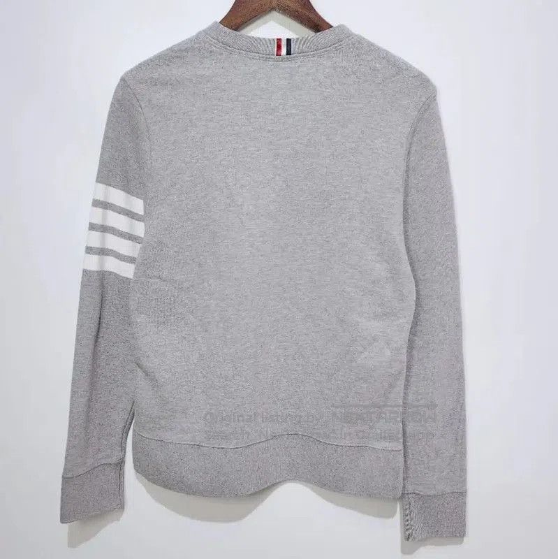 Thom Browne Thom Browne Gray Women's Cotton Sweatshirt . Size XL / US 12-14 / IT 48-50 - 2 Thumbnail
