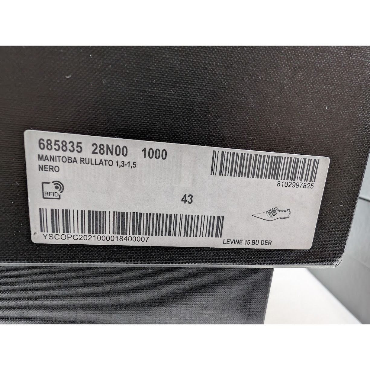 Saint Laurent Paris o1rshd1 Q:2 / Levine 15 Derby Shoes in Nero Size US 10 / EU 43 - 20 Thumbnail