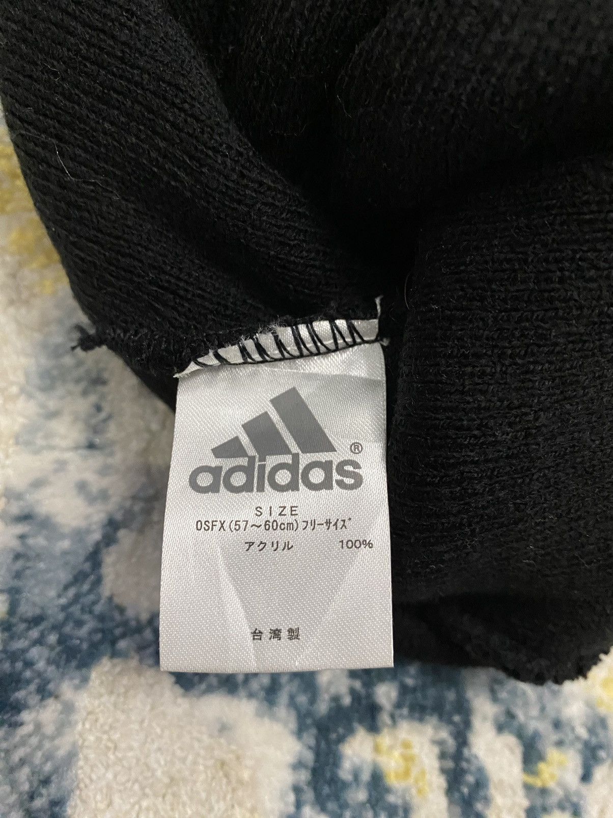 Adidas × Japanese Brand × Shellac 2000s Adidas Half Balaclava 3 stripe hat Size ONE SIZE - 7 Thumbnail