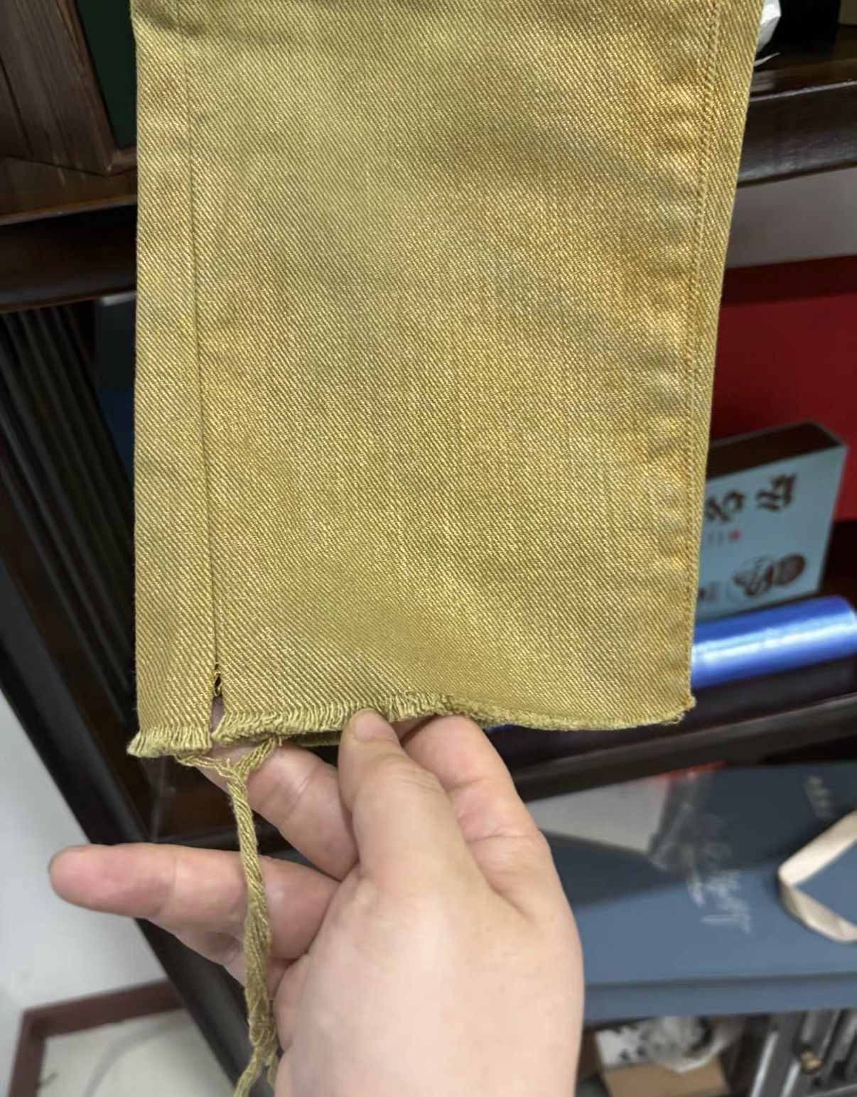 Dior Dior Hedi Slimane Era Gold Paint Jeans J2 Size US 29 - 3 Thumbnail
