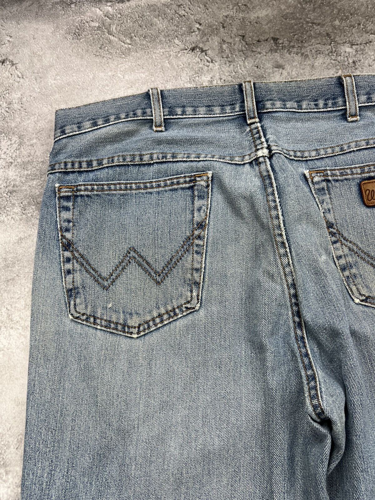 Wrangler Vintage 90s Wrangler Blue Denim Pants Jeans Size US 38 / EU 54 - 5 Thumbnail