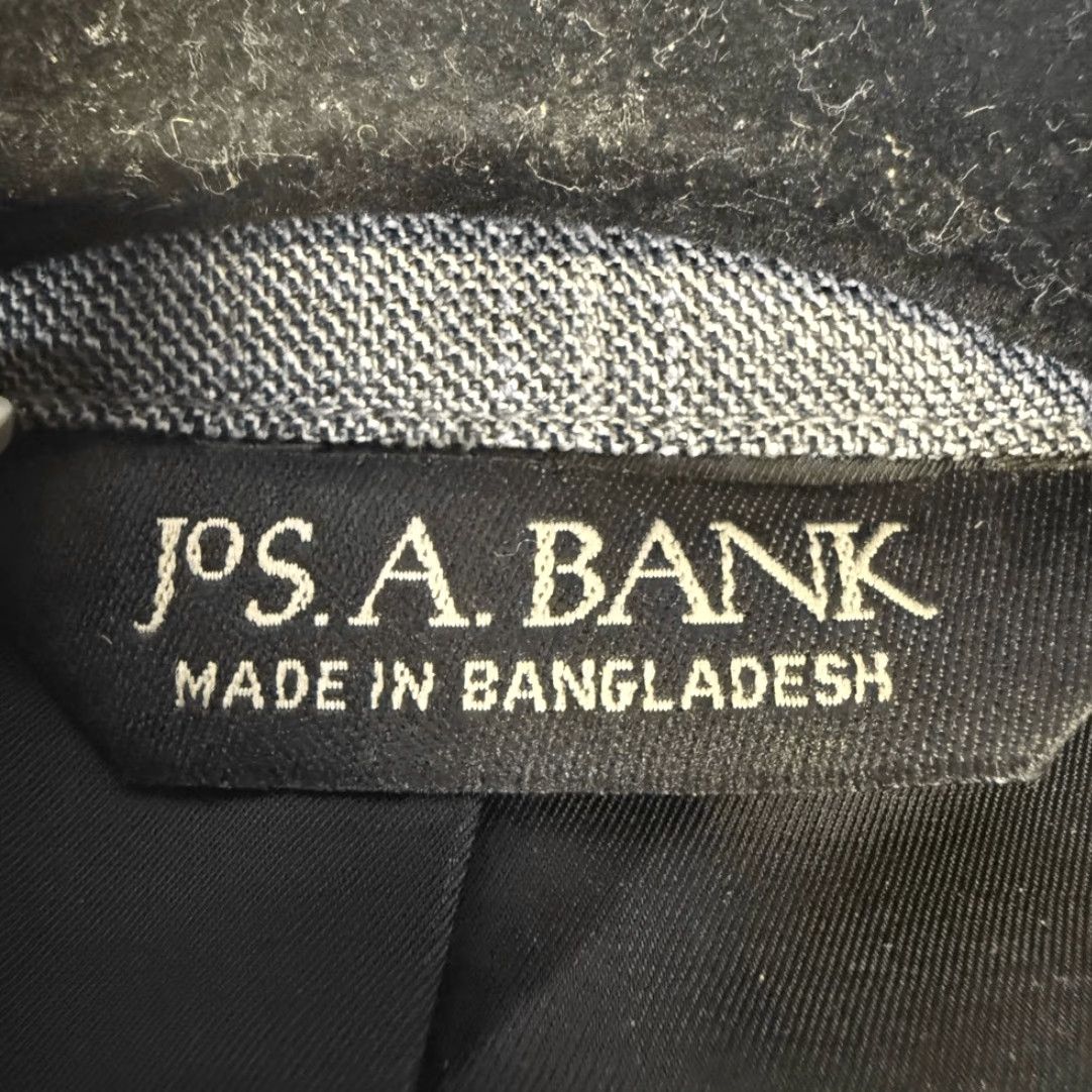 Jos. A. Bank Jos. A Banks Men's 41L Wool Tailored Fit Suit Jacket Coat Gray Jacket Men Wool Suit Jacket Gray 41L Mens Size 42R - 2 Thumbnail