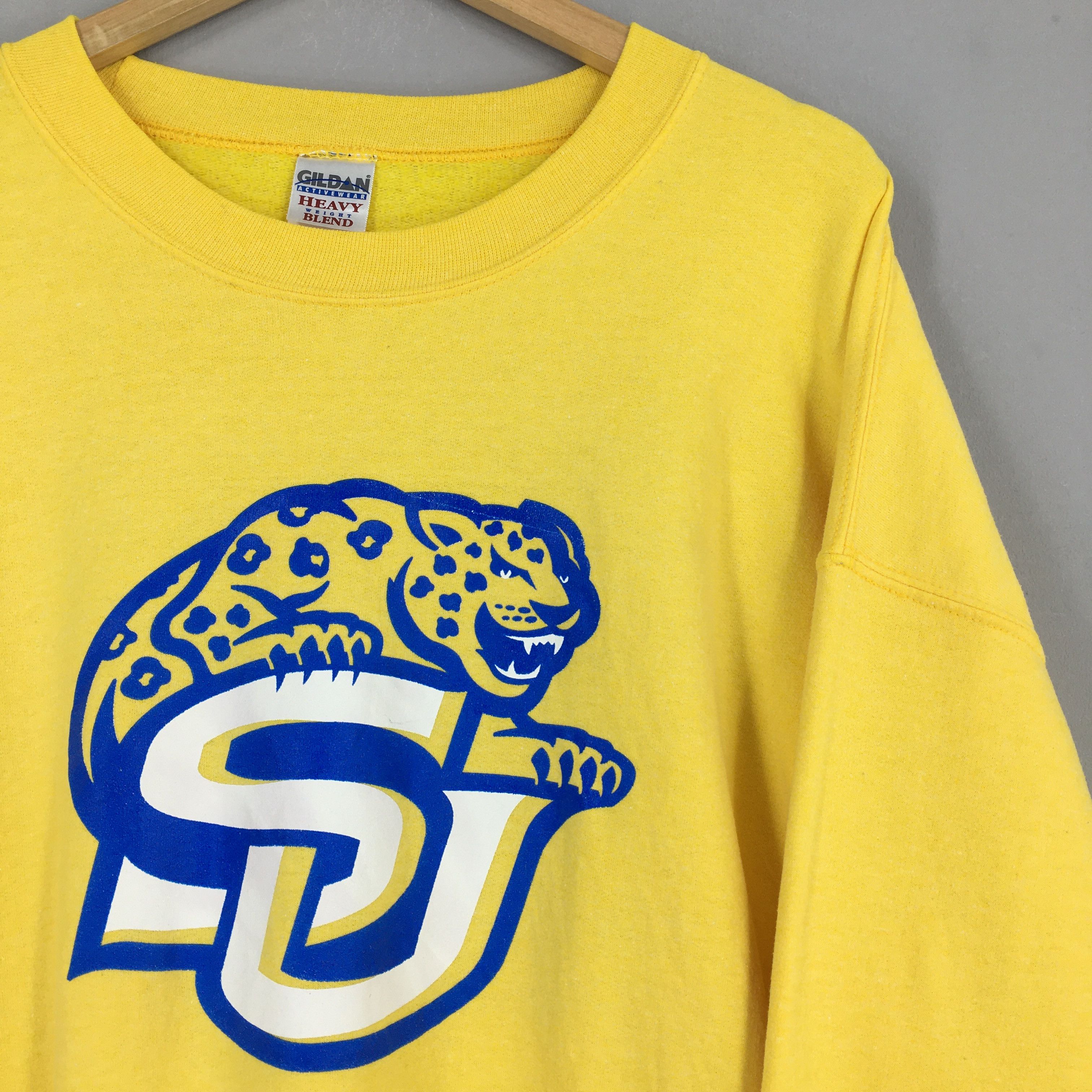 NCAA Southern Jaguars Football Ncaa Yellow Sweatshirt 2XLarge Size US XXL / EU 58 / 5 - 2 Thumbnail