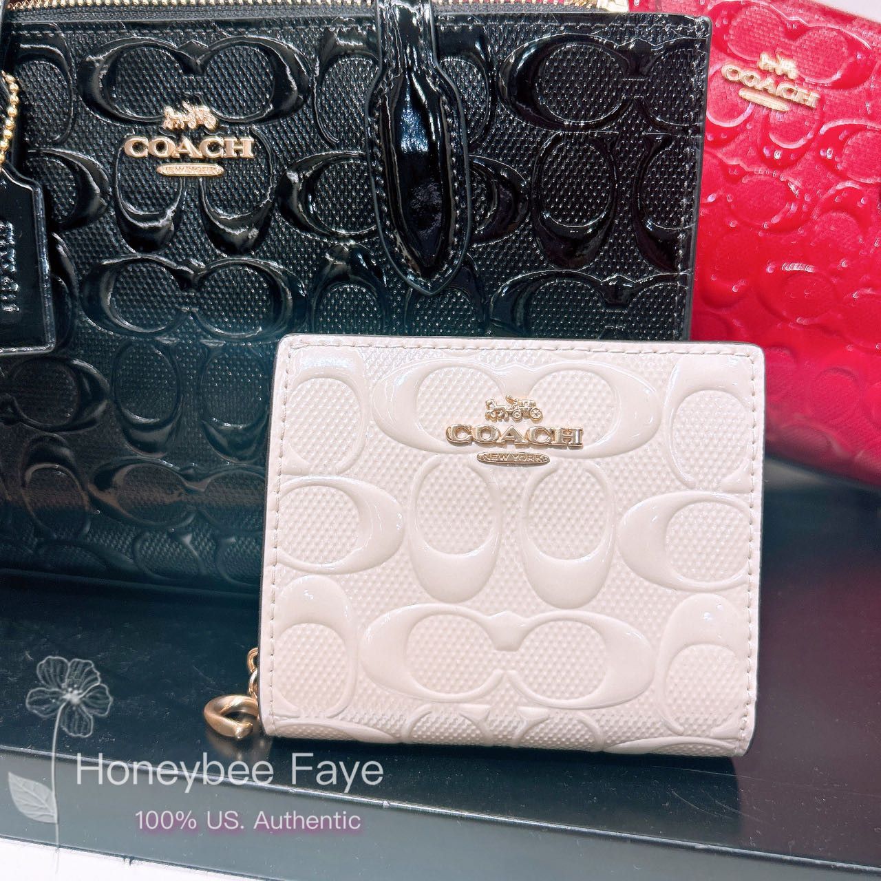 Coach Snap Wallet In Signature Leather CT982 Size ONE SIZE - 2 Thumbnail