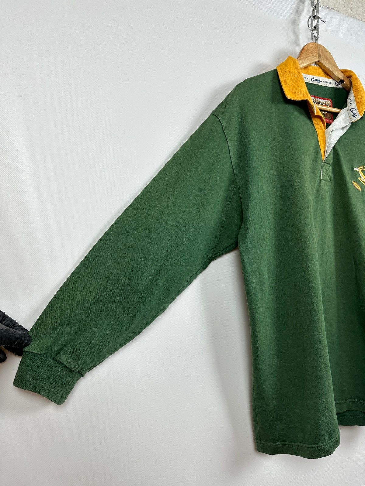 Cotton Traders Vintage South Africa Rugby Cotton Traders Long Sleeve Shirt Size US L / EU 52-54 / 3 - 9 Thumbnail