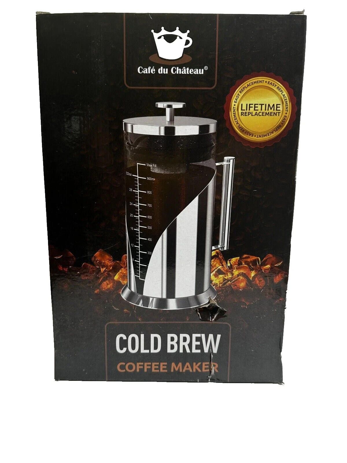 Other Cold Brew Coffee Maker Cafe du Chateau 34 oz Capacity Size ONE SIZE - 3 Thumbnail