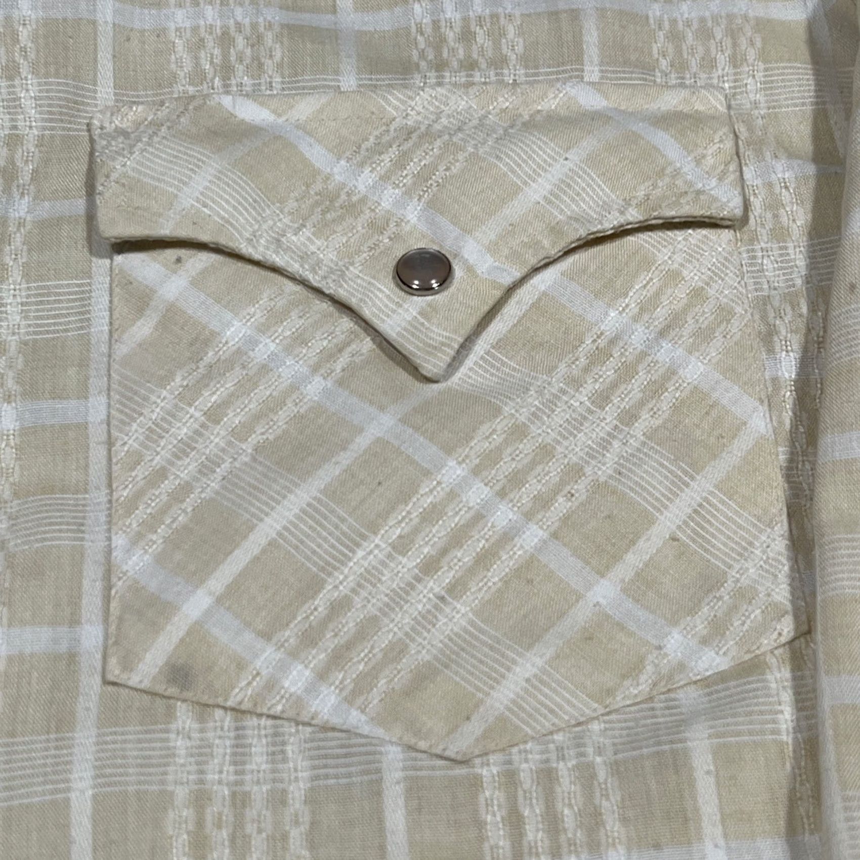 Vintage VINTAGE Dan River DR Westerns Shirt Mens Large Sleeve Pearl Snap Plaid Casual Size US L / EU 52-54 / 3 - 3 Thumbnail